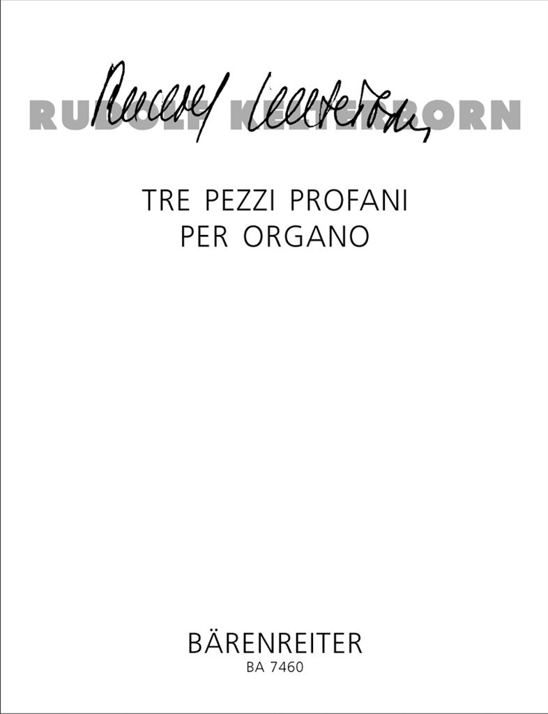 Tre pezzi profani per organo